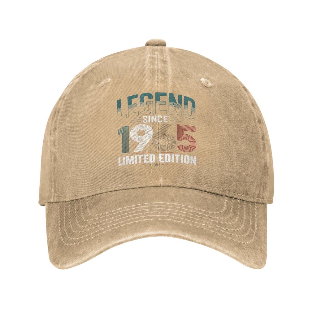 60 Jahre Alte Legende Seit 1965 60. Geburtstag Sonne Baseballkappe Herren Design Hip Hop Hüte Sommer Streetwear Outdoor Baseballkappen