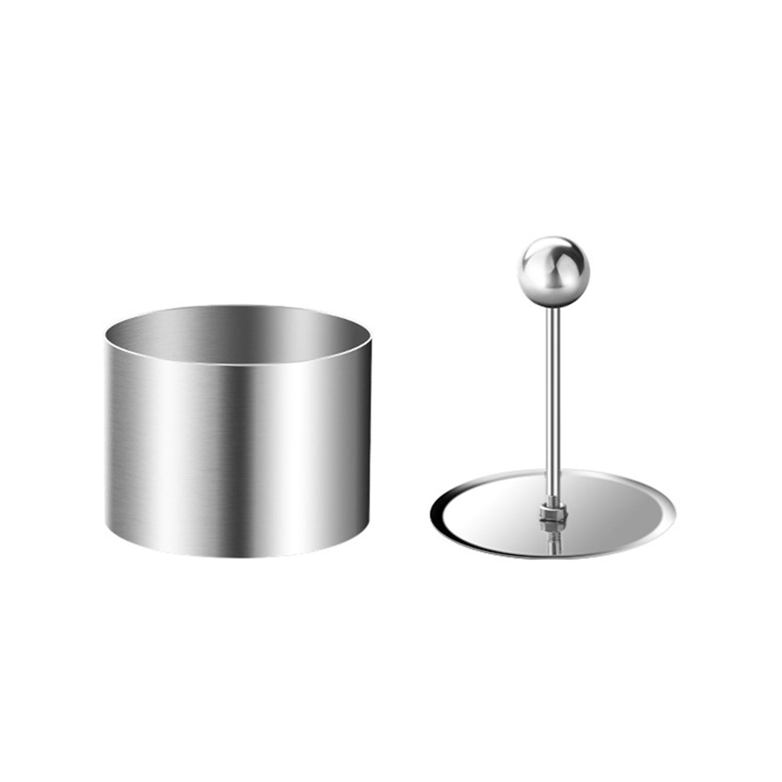 

Цилиндрическая форма для рисовых шариков с ручкой, легкоочищаемая форма для приготовления тирамису, кухонные принадлежности