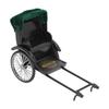 Simulation Rickshaw Model Toy Alloy Delicate Details Exquisite Workmanship Jinrikisha Decoration for Home Decoration