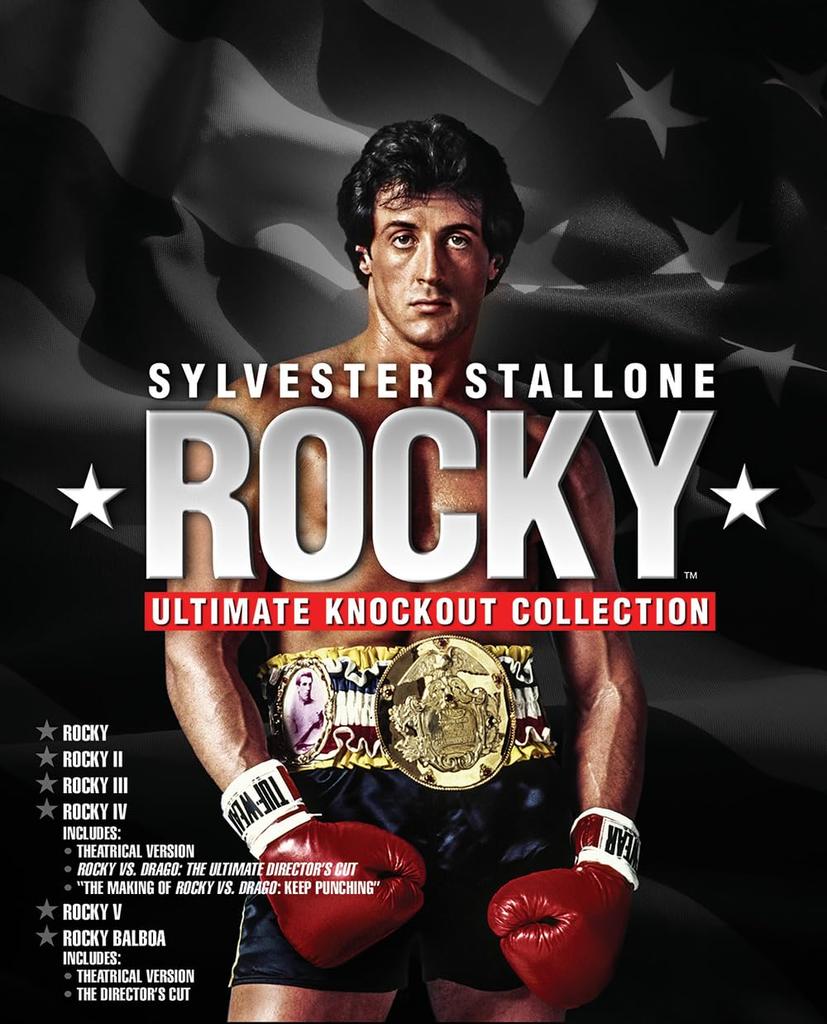 Ultimate Knockout Collection ULTRA Discs 1 Bonus Deluxe ULTRA HD (Limited Edition) Rocky (4K HD) (6 + Blu-ray Disc/with Bonuses) [4K + Blu-ray]