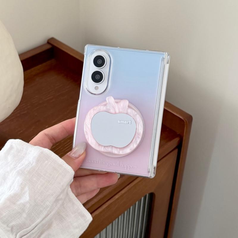 Custodia Magnetica per Telefono Colore Gradiente Coreano Per Samsung Galaxy Z Fold 8 Z Fold8 Cover con Supporto Stand Grip Magsafe Custodie Carine