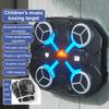 1 Set Music Boxing Machine Wall Mounted Bluetooth-compatible Adjustable Smart LED Boxing Training Target Punching Pad Home Gym Workout Equipment