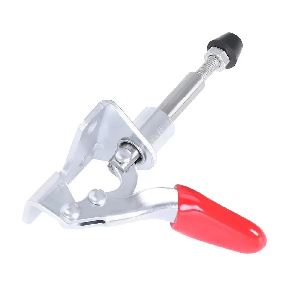 

GH-301am Toggle Clamp Holding Latch45kg 99Lbs Clamping Force Push-pull Clamps 16mm Plunger Stroke Hand Tool Vertical Type 1PC