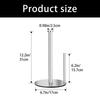 Modern Stainless Steel Paper Towel Holder for Kitchen and Bathroom Easyly To Install and Clean Hygienic Surfaces