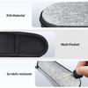 For Gillette Fusion5 Razor Case,EVA Waterproof Shockproof Razor Storage Bag Travel Carrying Shaver Case for Gillette Fusion5 Razor (Grey)