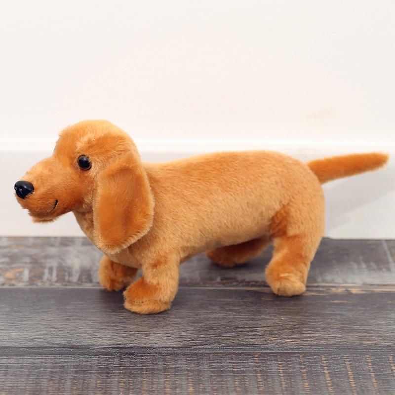 Hallowen Simulation Sausage Dog Plush Toy Cute Soft Stuffed Animals Dachshund Dog Doll Funny Home Party Decor Kids Birthday Gift