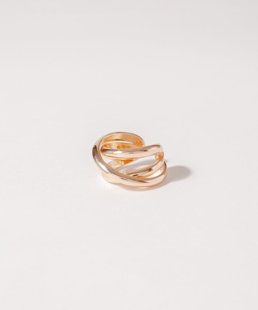 Novice Tokyo Triple Line Ring / Gold