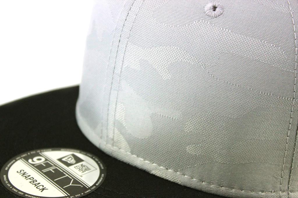 New Era 9FIFTY Camouflage Snapback Cap In Camo Black/Grey