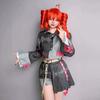 Kasane Teto Cosplay Kostume Voksen Karnevalsuniform Halloween Festkostumer Maskerade Anime Kvinder Spil