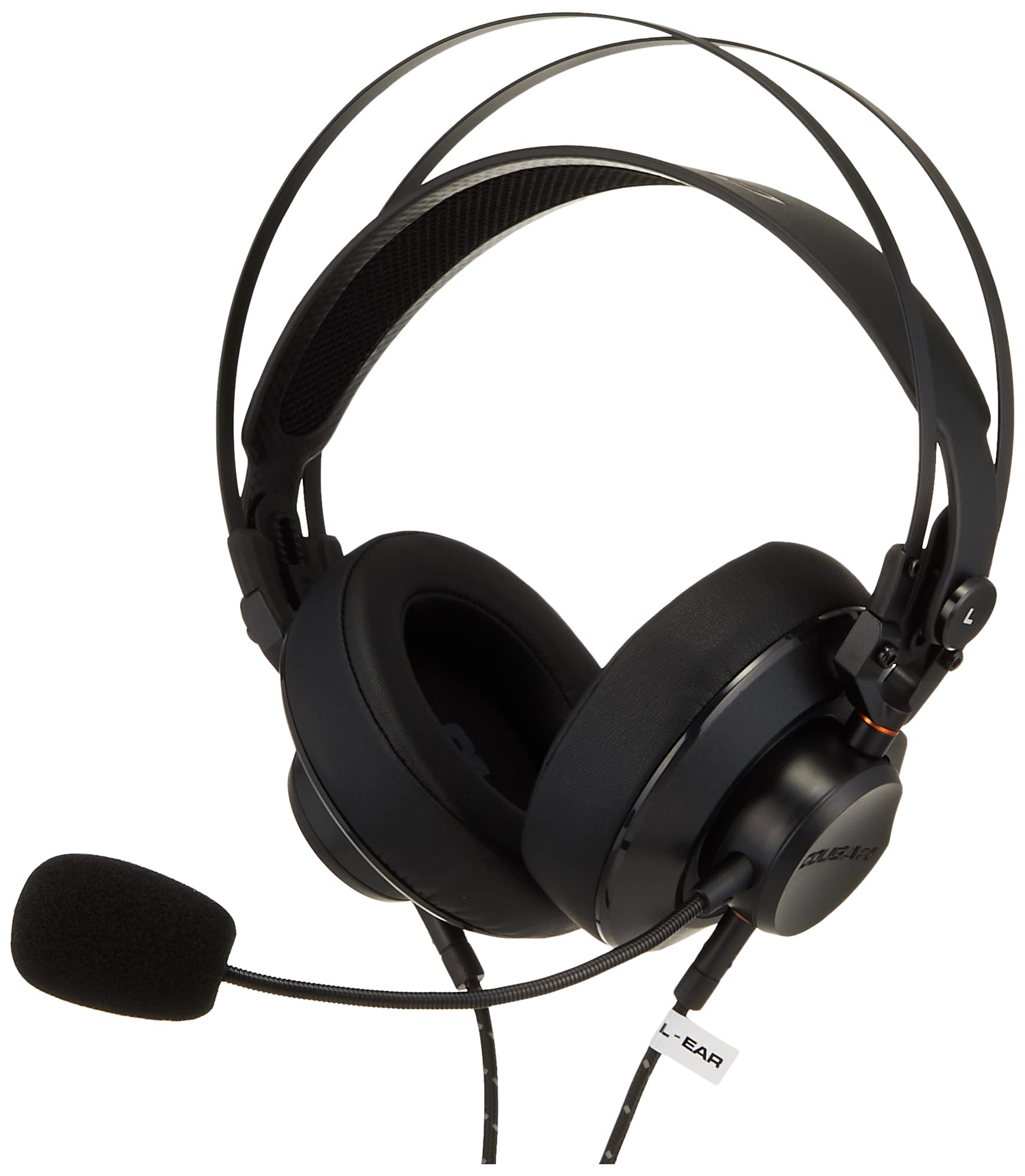 

Игровая гарнитура COUGAR VM410 с алюминием и 4 вариантами цвета, микрофон с шумоподавлением, конструкция, (CGR-P53B-550) чёрный