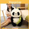 Hugging Panda Bamboo Shoots Plush Toy Animal Stuffed Doll Decoration Kids Gift