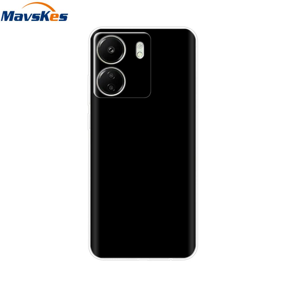 

For Poco C65 Case Popular Painted Butterfly Clear Soft Silicone Phone Case Cover for Xiaomi Poco C65 Funda C 65 Protective Coque Poco C65