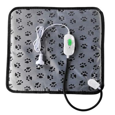 Pet Heating Pad Adjustable Temp Waterproof Bite Resistant Warm Electric Heated Pet Mat for Dogs Cats