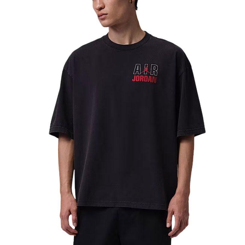 Jordan Air T Shirts Men's Black Crew Neck IF3117-010
