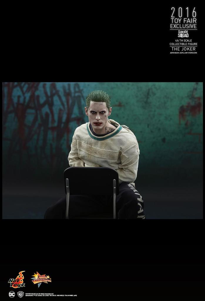 Hot Toys Movie Masterpiece Suicide Squad Joker Arkham Asylum Version Scale Figure 1/6