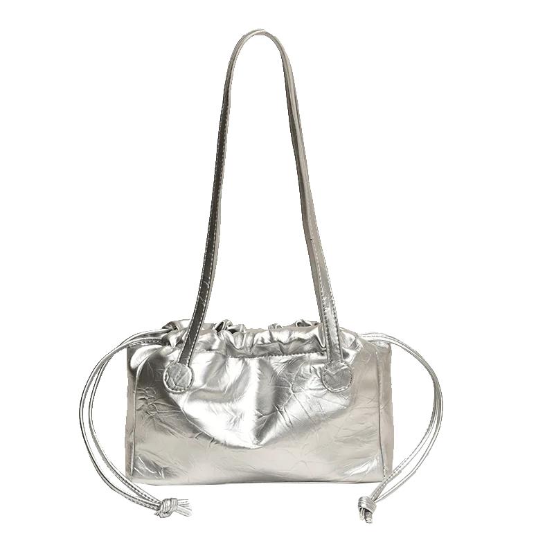 Stylish Inner Compartment Sweet Shoulder Bag High Quality Soft Strap Decorative Bag Women's Zipper Bag for Women