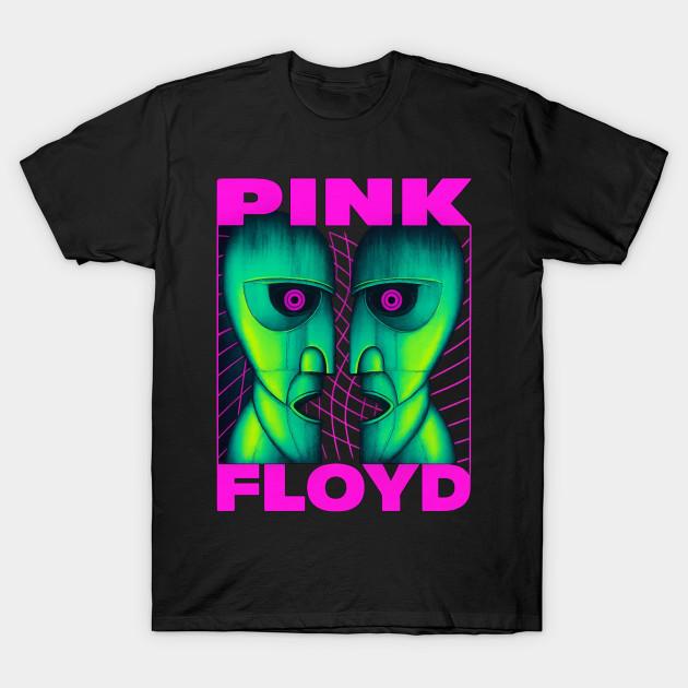 

Men Black Print T-shirt Vintage Pink Floyd No-Cut Transfer Paper Print Cotton Tshirt M чорний