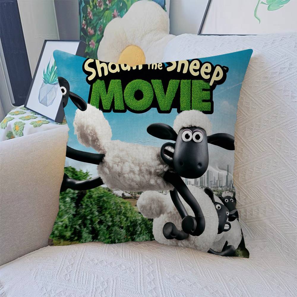 Cartoon S-shaun The S-sheep Pillowcase Toon Gift Cushion Cover Bedroom Home Sofa Chair Seat Decor Pillow Case
