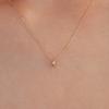 Lunne 14K Point Bezel Rondelle Pendant S (14K Gold) #Lfp19