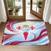 Celta Vigo FC Design Crystal Velvet Rug Soft Decorative Mat for Bedroom Entrance