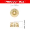 9Pieces Reinforced Guitar Volumes Knobs High Accuracy Control Smooth Rotation ABS Texture Suitable for Live Performances