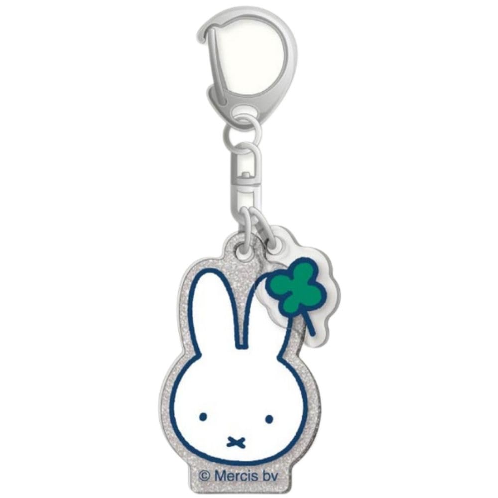 Marimo Craft Miffy Clover Pop Series Acrylic X 2-piece Keychain, Face, Approx. W32.5 H55.6mm (DBM-2857)