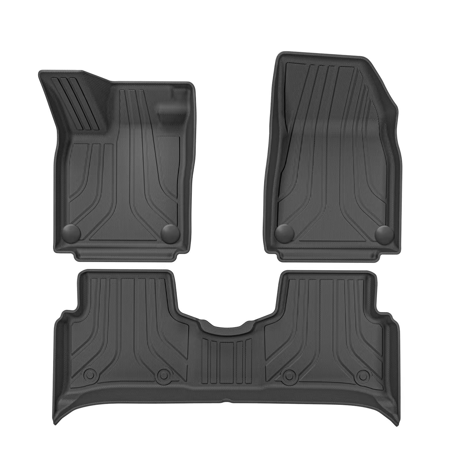 

для VW ID.3 ID3 автомобильные коврики в багажник, коврик для ног TPE 3D, без запаха, комплект для подноса, черный