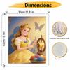 Disney Princess Spinning Wheel Digital Oil Painting Art Kit Handmade Diy Home Decorations