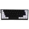 Wired Keyboard 60 Percent 61 Keys RGB Backlit Mechanical Feel Portable Computer Keyboard for Gaming Work