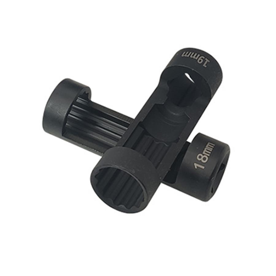 5pcs  12 Point Sockets 1/2 Drive 18-24MM Nut Socket Set for Most of European Veh