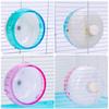 Jouet d'exercice pour hamster 12cm Roues de jogging Jouet de sport d'intérieur Disque de course en plastique pour hamster Jouet pour petit animal de compagnie