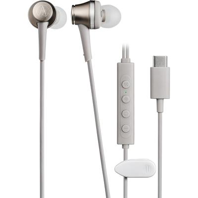 Audio-Technica ATH-CKD7NC BGD Earphones, Wired, Type-C, Noise-Canceling, Cable Length: 1.2 M, Rem...