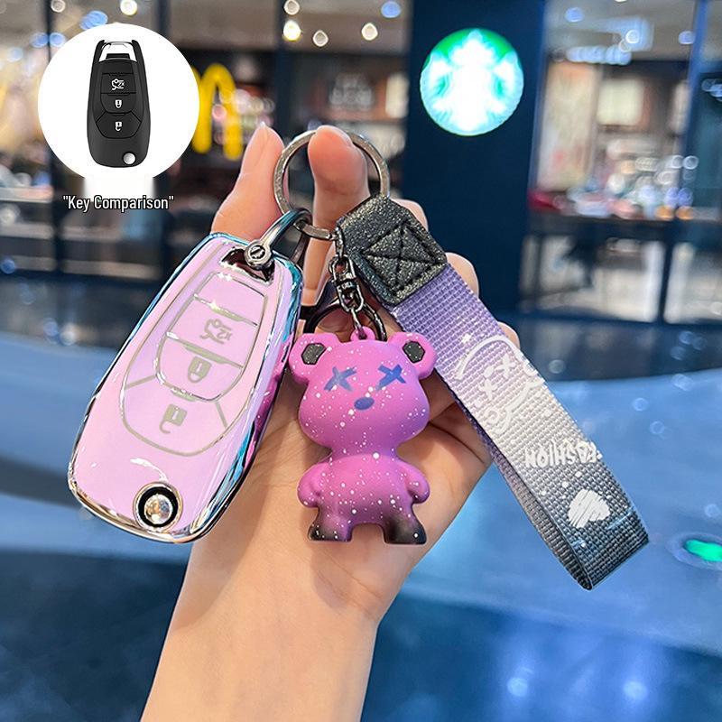 Chevrolet Car Key Case for Cruze, Aveo, Trax, Blazer, Cavalier, Sail