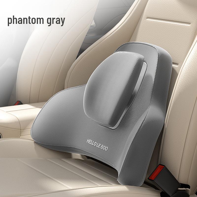 

Автомобильная черная технологичная поясничная подушка-поддержка: Регулируемый предмет первой необходимости для вождения в дальних поездках 42x31x14 cm