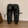 Fashion SUOJIALUN New Brand Women Flat Shoes Fashion Round Toe Slip On Ladies Mary Jane Shoes Soft Flat Outdoor Dress Single Shoes