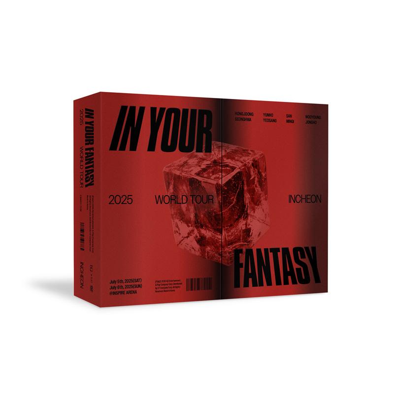 [ПРЕДЗАКАЗ] ATEEZ – МИРОВОЙ ТУР 2025 [В ТВОЕЙ ФАНТАЗИИ] в ИНЧХОНЕ DVD 1pcs red