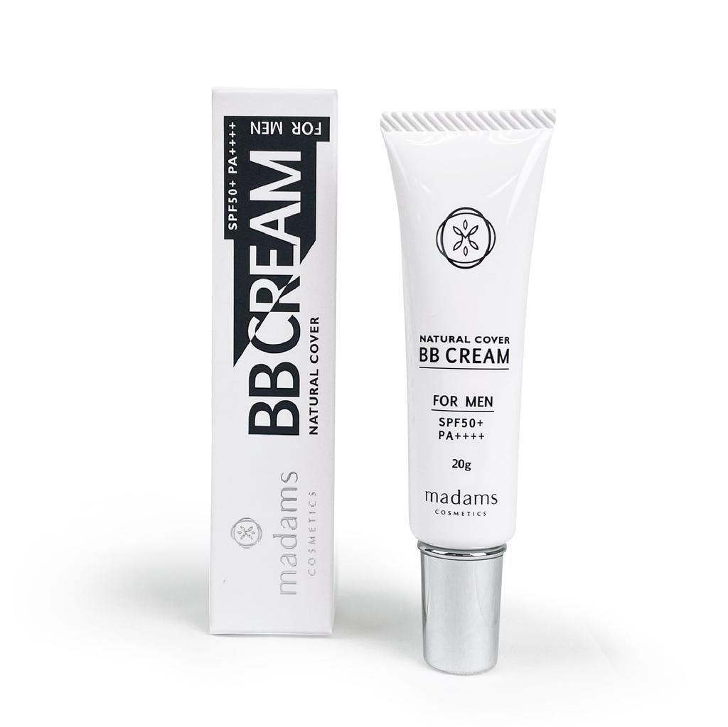 BB Cream Acne Scar Sunscreen Blue Beard UV Protection 20g Madame's Men's SPF50+ PA++++