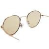 MERRY PLEASURE Sunglasses for Men and Round Boston Thin Narrow Light Colored Lenses Women, Glasses, Style, Frame, Rim, Tinted,