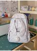 Schoolbag Mori Small Fresh Rabbit Ears Ladies Backpack College Student Class School Bag Lightweight Large Capacity Travel Backpack Female