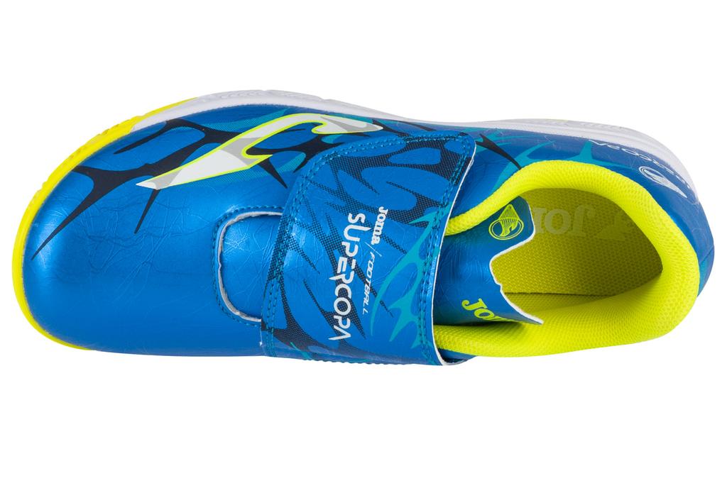 Joma Super Copa Jr 25 SCJS IN, for Boy Blue Indoor Football Trainers