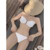 European and American style sexy swimsuit women's beach vacation ins bikini U-shaped small breasts gather straps to soak in hot spring bikini