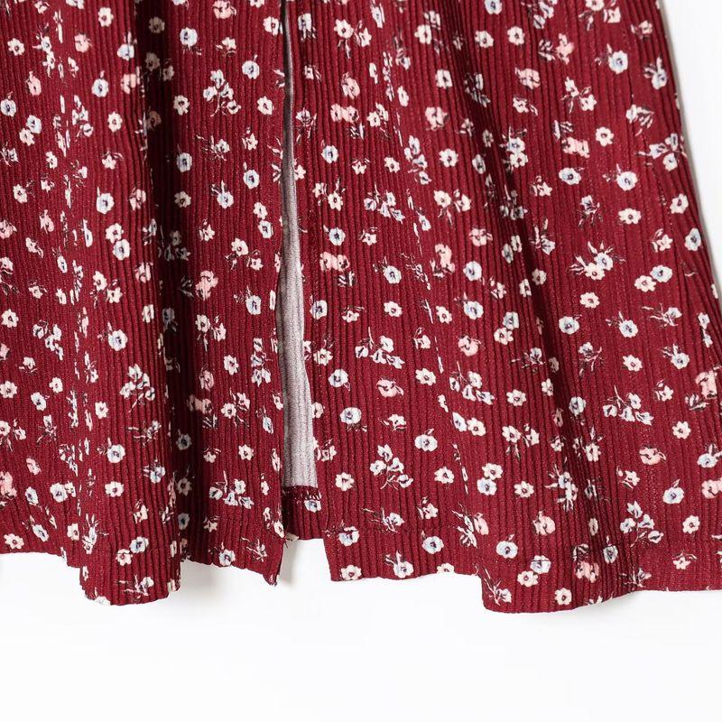 Kaslead New Women clothes Western Style Fashion Simple Vacation Side Slit Bubble Short sleeve Straight Dress