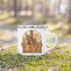 West Cowboy Printed Camper Mugs Camping Enamel Mug Adventure Campfire Party Beer Juice Cup Gifts for Camper Best Gift for He Her