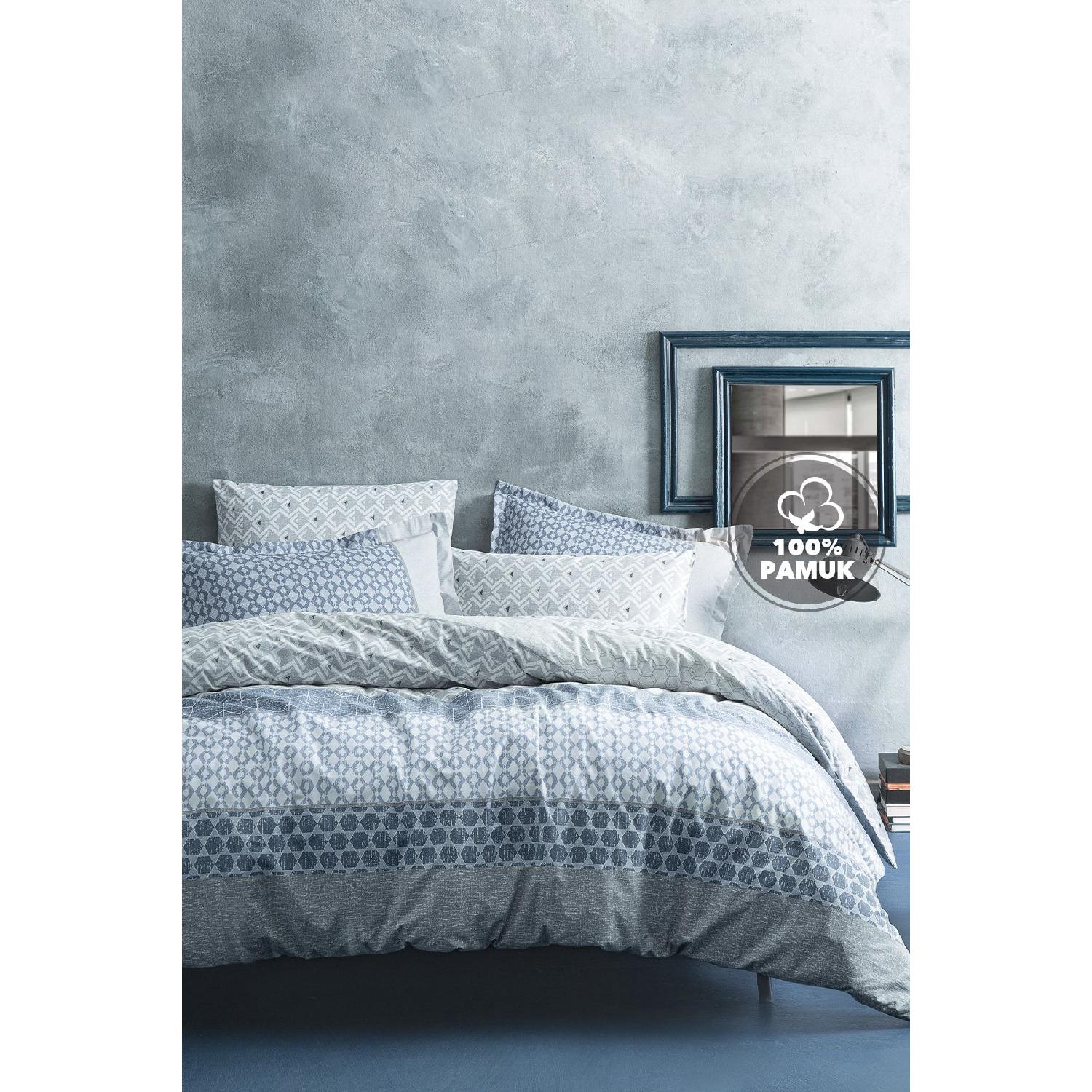 

Malin Ranforce Duvet Cover Set Double синий