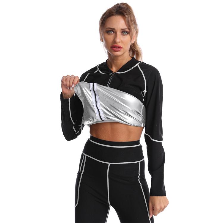 

Европейский и американский женский утягивающий пояс для талии для йоги - Пот-индуцирующий фитнес-костюм для контроля живота L