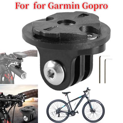 Bike Camera Mount Holder Bracket Adapter Stable Camera Headlight Adapter Bicycle Computer Holder Base for Garmin Edge Interface