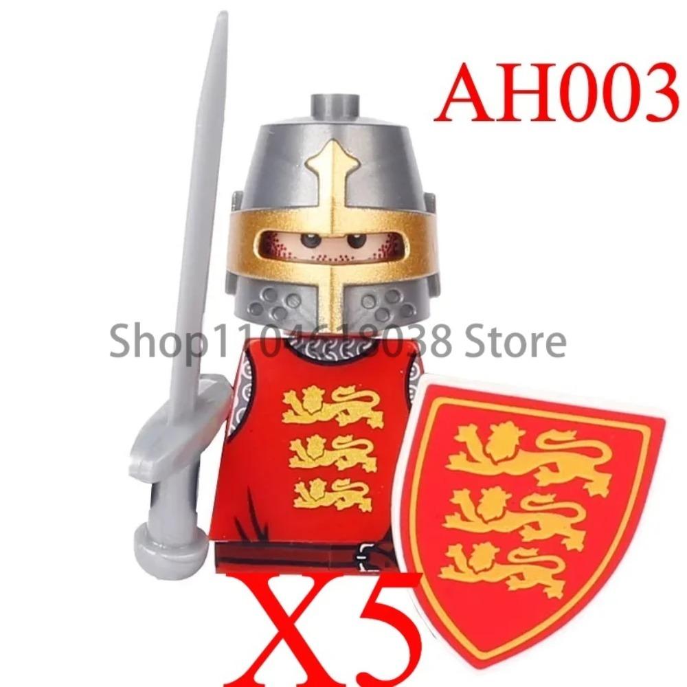 Green Dragon Raven Knights Shield Action Figures MOC Medieval Ancient Knights Scene Building Block Creative Toys for Children