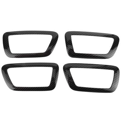 4ks Kryt kliky vnitřních dveří Ozdobný rám Styl uhlíkových vláken Vhodné pro Tacoma 2016 2020