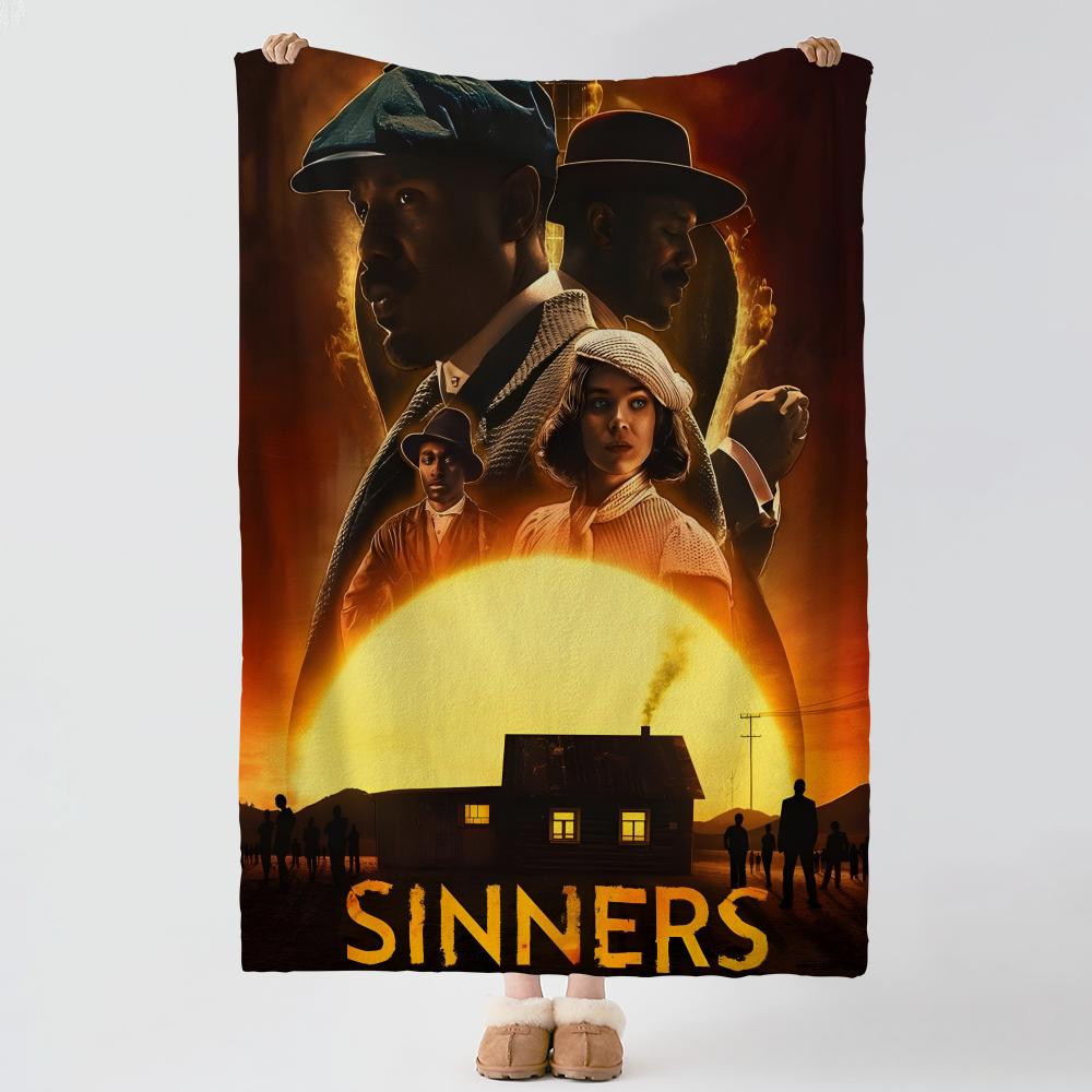 Film S-Sinners-S Dicker Komfort Flanell-Steppdecke, Vielseitig einsetzbar Innen Außen Tägliches Nickerchen