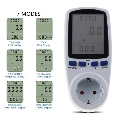 Electronic Energy Meter Measuring Outlet Socket Digital Wattmeter Power Voltage Wattmeter Power
